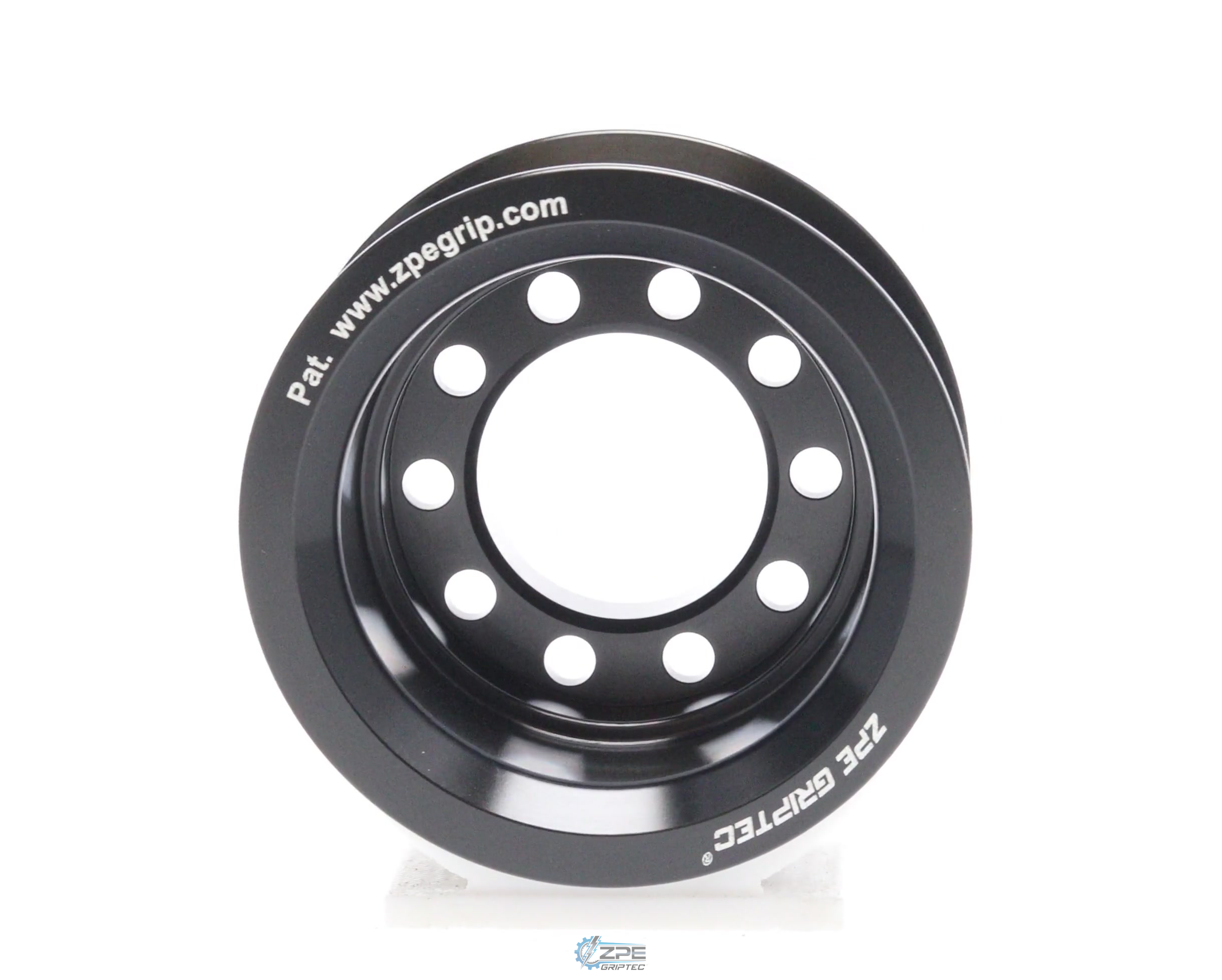 63mm 7 Rib ZPE GripTec® 2pc MK AU Audi L2V Black Pulley Only - ZPE