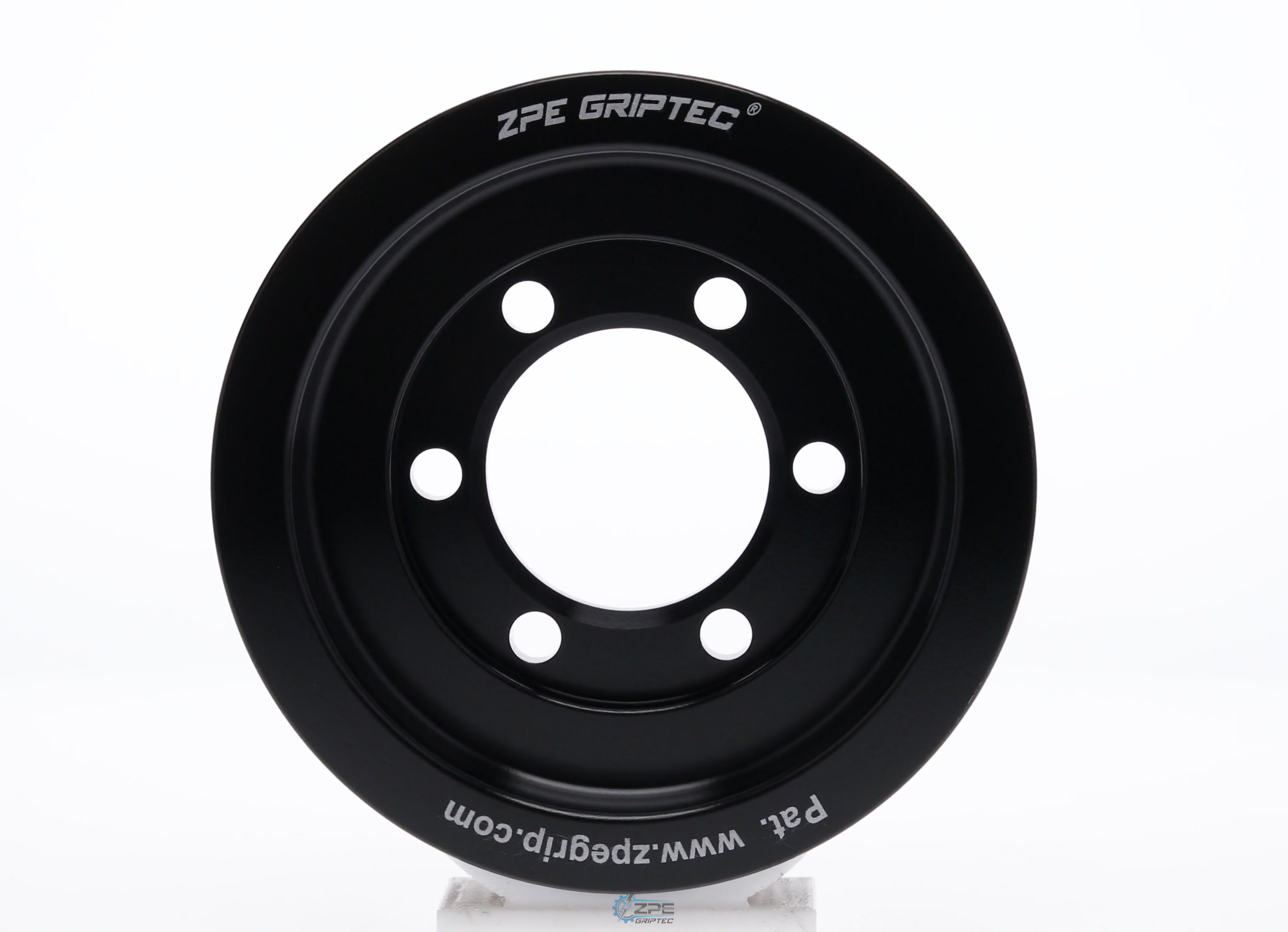 90mm 6 Rib ZPE GripTec® 2pc ESS L3 Black Pulley Only - ZPE